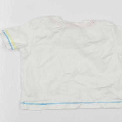 George Baby White   Basic T-Shirt Size 3-6 Months
