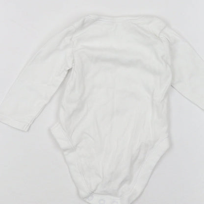 George Baby White   Babygrow One-Piece Size 3-6 Months