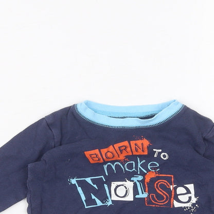 George Baby Blue   Basic T-Shirt Size 3-6 Months