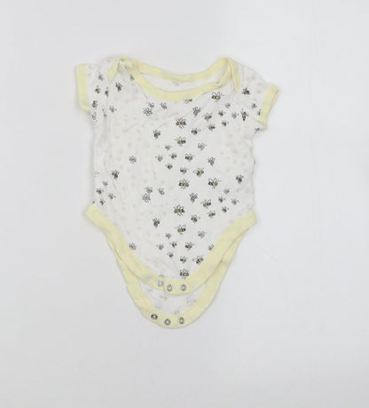 George Baby White   Babygrow One-Piece Size 3-6 Months