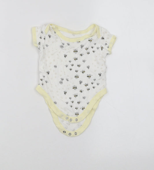 George Baby White   Babygrow One-Piece Size 3-6 Months