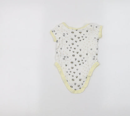 George Baby White   Babygrow One-Piece Size 3-6 Months