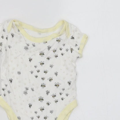 George Baby White   Babygrow One-Piece Size 3-6 Months