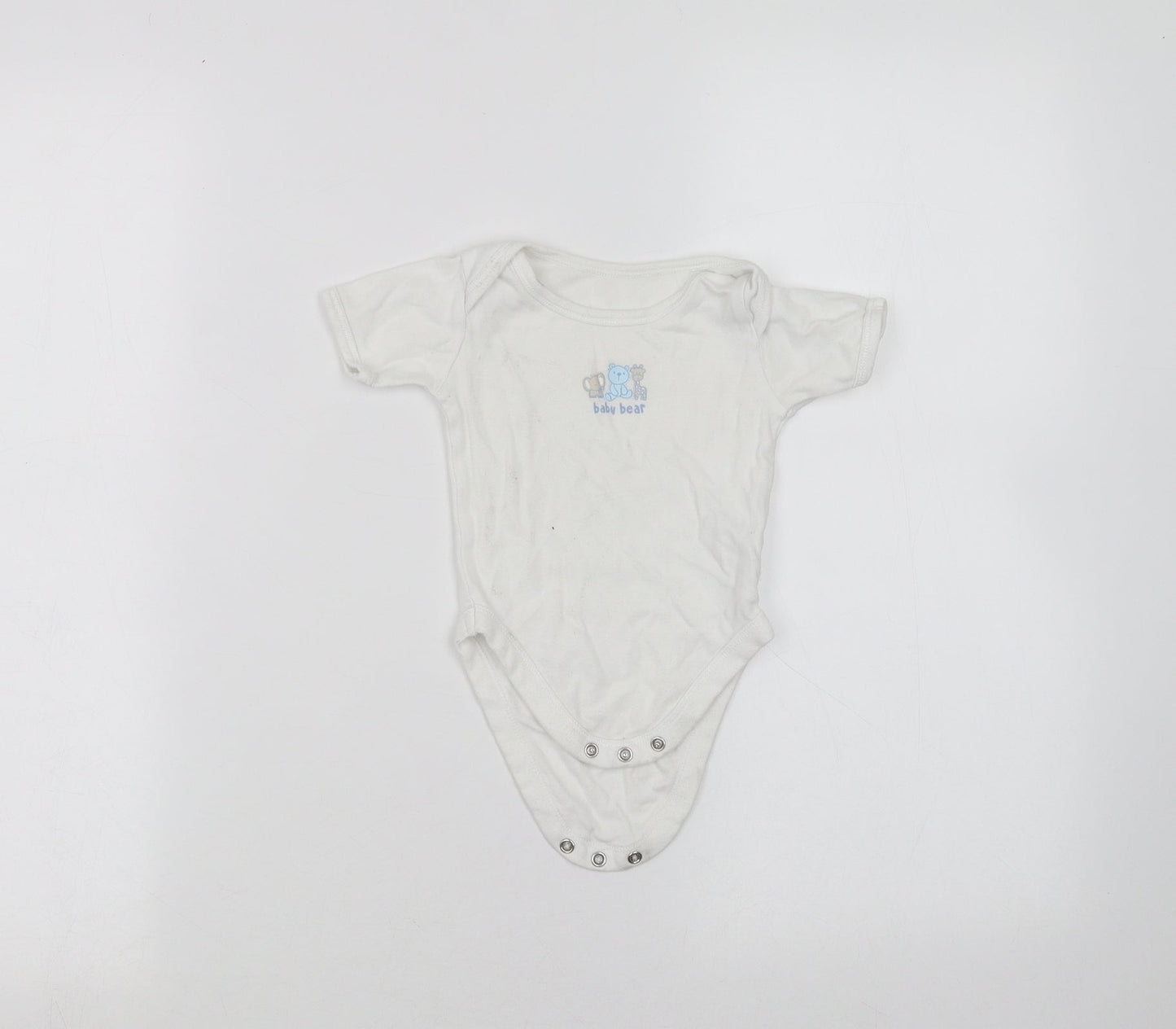 Mothercare Baby White   Babygrow One-Piece Size 3-6 Months