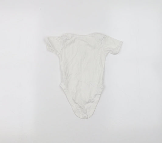 Mothercare Baby White   Babygrow One-Piece Size 3-6 Months