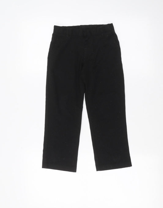 George Boys Black   Dress Pants Trousers Size 4-5 Years