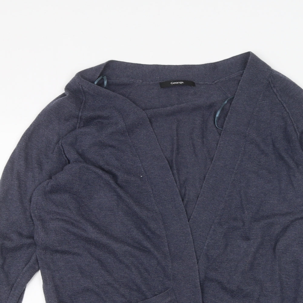 George Womens Blue   Cardigan Jumper Size 14