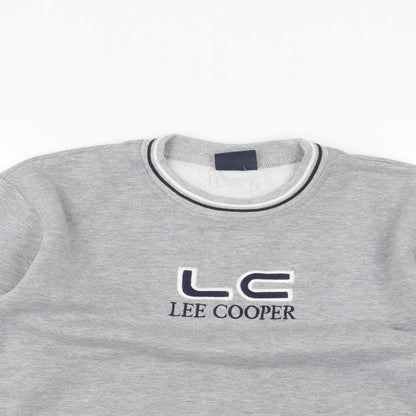 Lee copper  Boys Grey   Pullover Jumper Size 10-11 Years