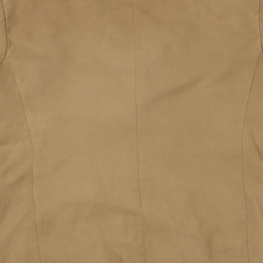 Mens UK Size 40 Preworn Regular Brown Suit Jacket