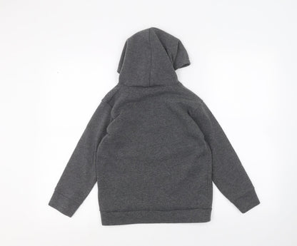 Preworn Boys Grey   Pullover Hoodie Size 9-10 Years