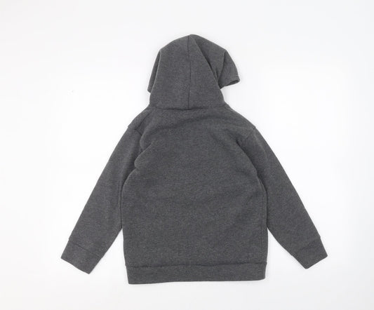 Preworn Boys Grey   Pullover Hoodie Size 9-10 Years