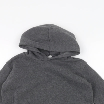 Preworn Boys Grey   Pullover Hoodie Size 9-10 Years