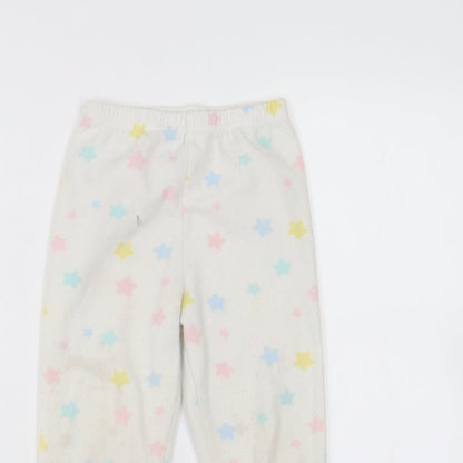 Young Dimension Girls White   Sweatpants Trousers Size 3-4 Years