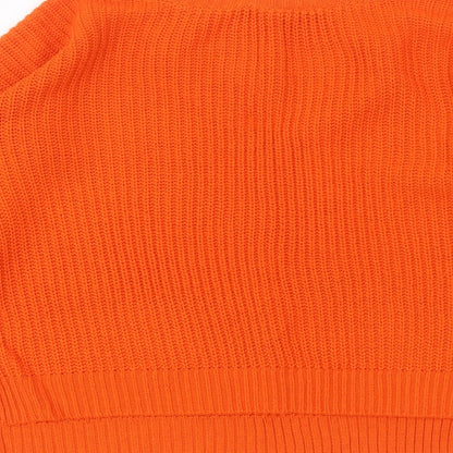 Primark Womens Orange   Pullover Jumper Size S