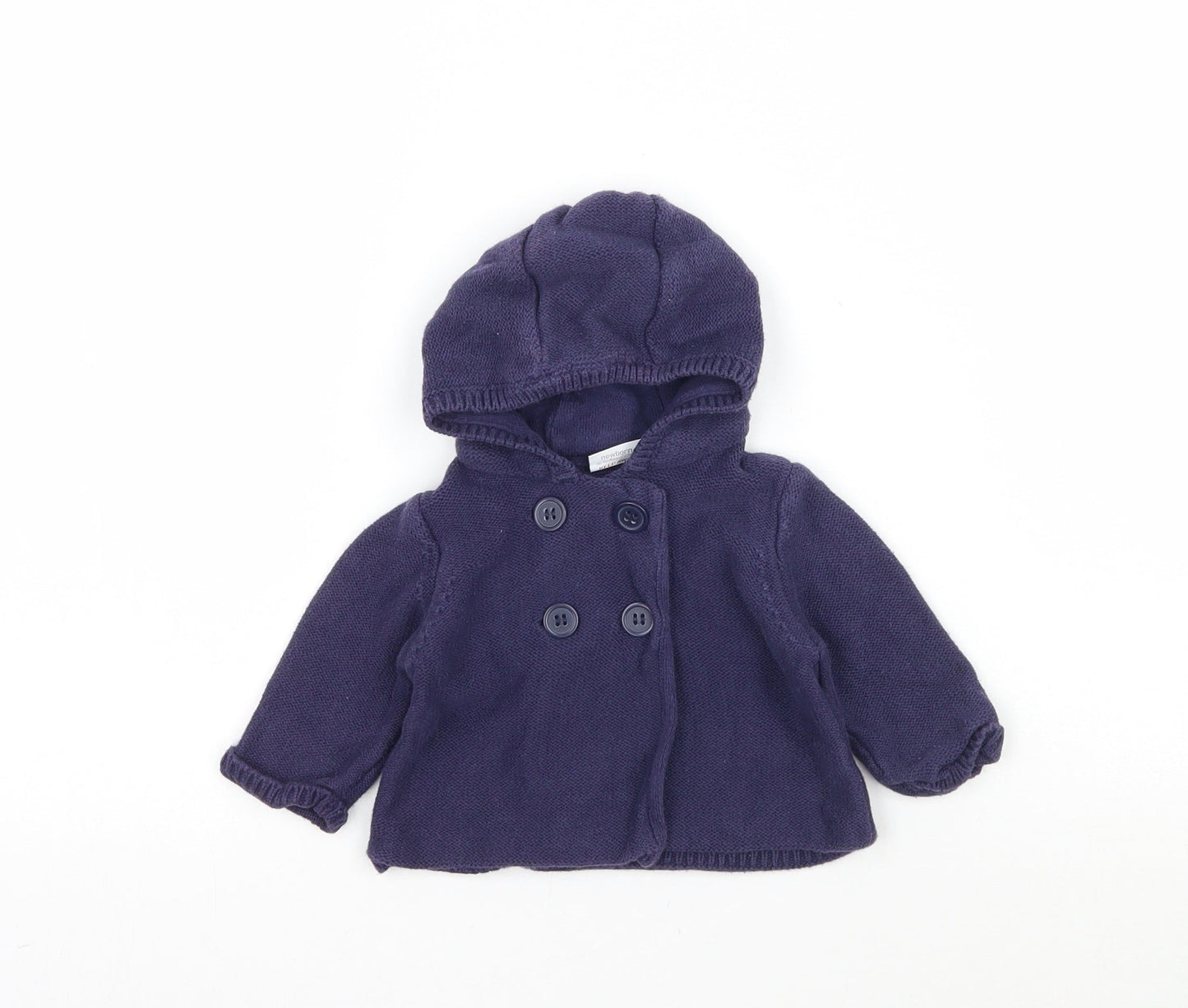 minidub Baby Blue  Knit Cardigan Jumper One Size  - Hoodie