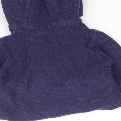 minidub Baby Blue  Knit Cardigan Jumper One Size  - Hoodie
