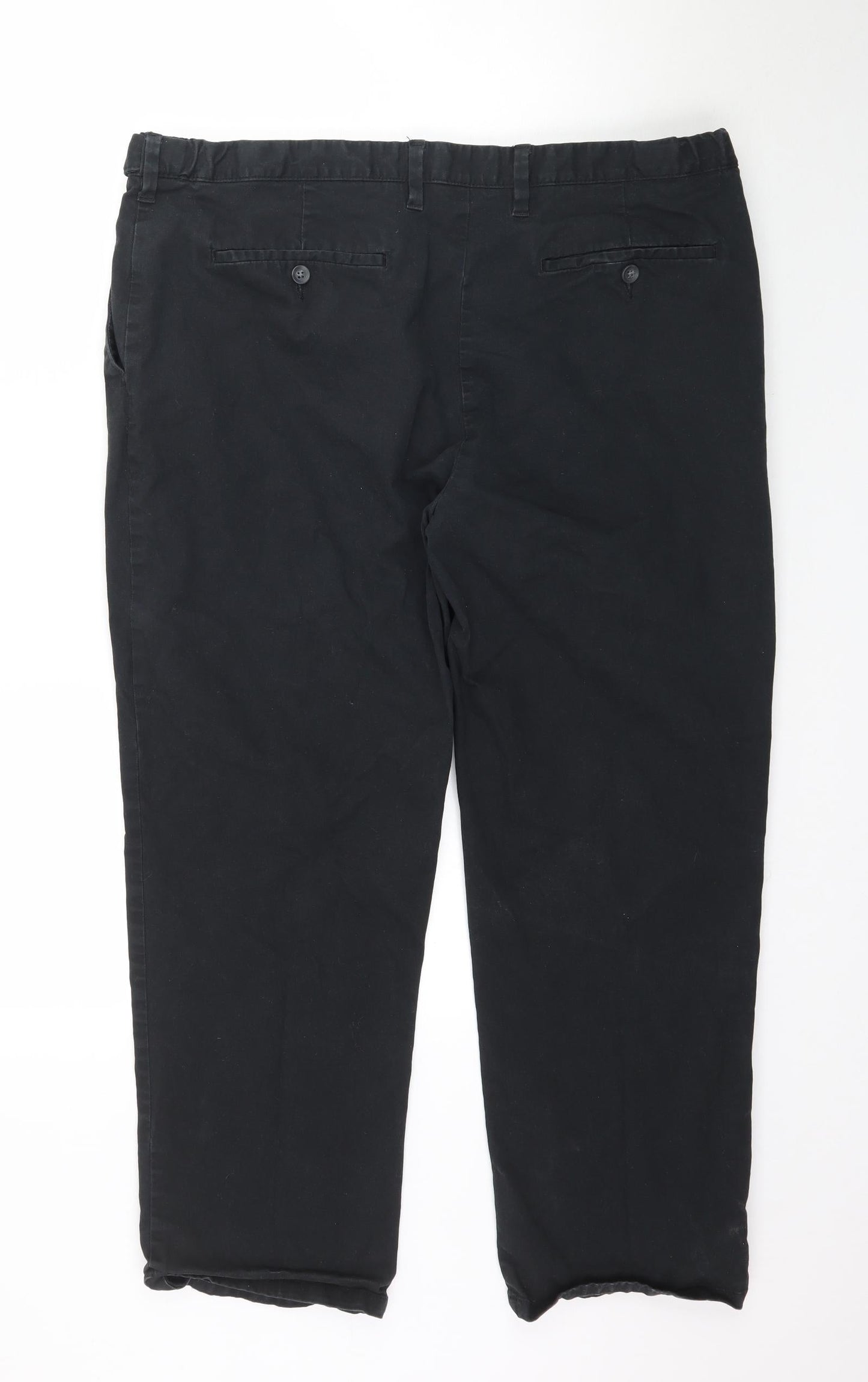 Womens UK Size 42 in Marks and Spencer Regular Fit  Black Trousers