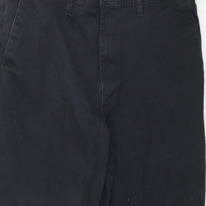 Womens UK Size 42 in Marks and Spencer Regular Fit  Black Trousers