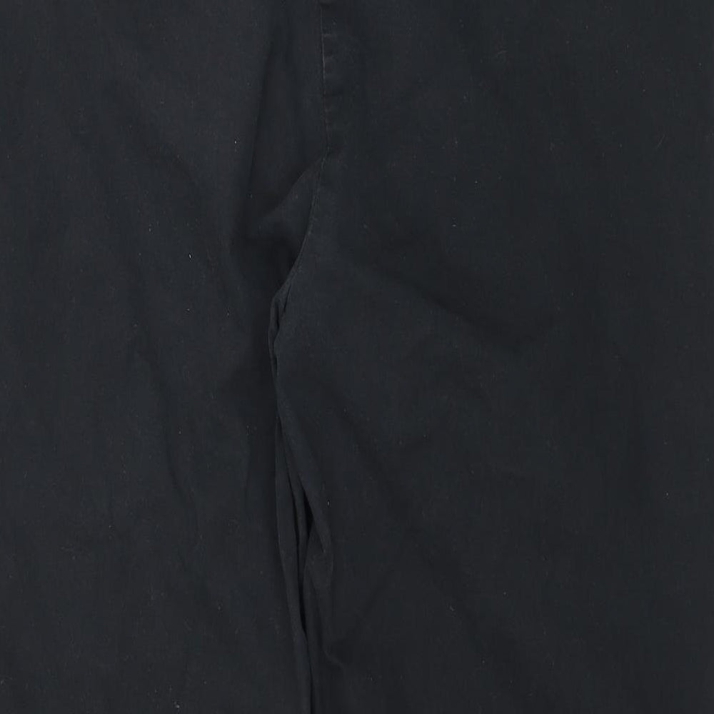 Womens UK Size 42 in Marks and Spencer Regular Fit  Black Trousers