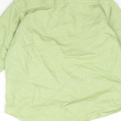 Gap Boys Green   Basic Button-Up Size S