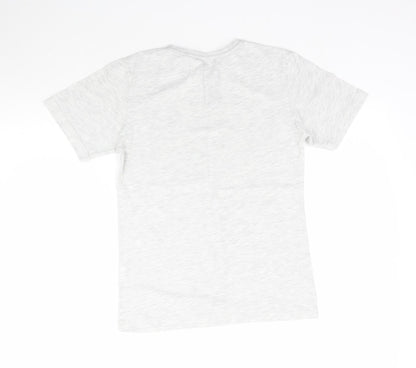 Rebel Boys Grey   Basic T-Shirt Size 10-11 Years  - NYC 58