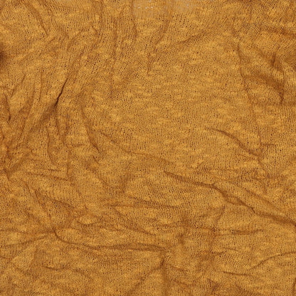 FOREVER 21 Womens Yellow  Knit Pullover Jumper Size S