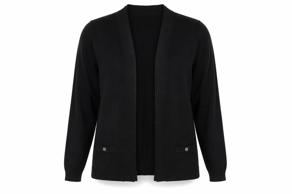 Womens UK Size 14 BHS Black Cardigan Jumper
