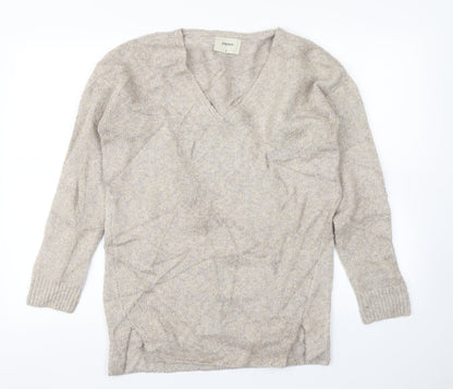 Womens UK Size S Papaya Brown Pullover Jumper
