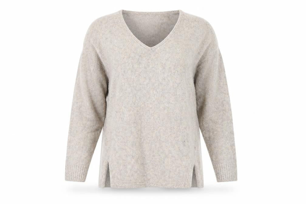 Womens UK Size S Papaya Brown Pullover Jumper