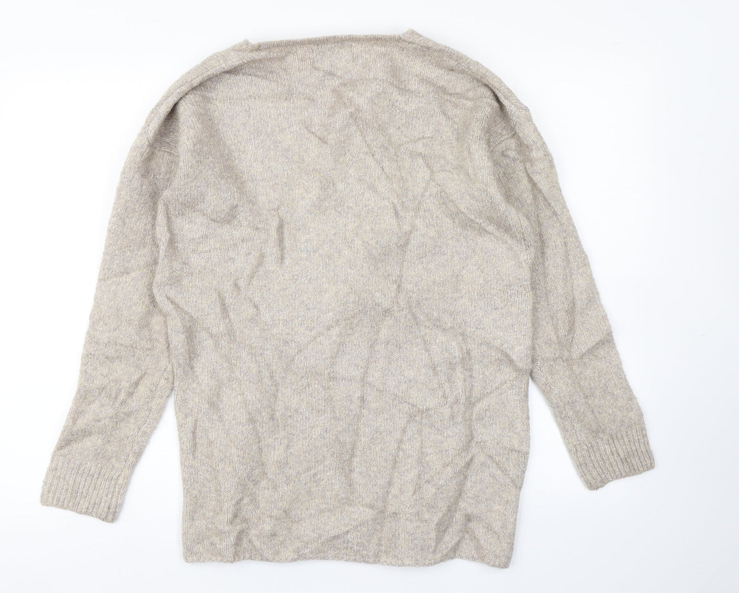 Womens UK Size S Papaya Brown Pullover Jumper