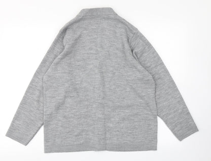 Womens UK Size L Care Grey Cardigan Jumper