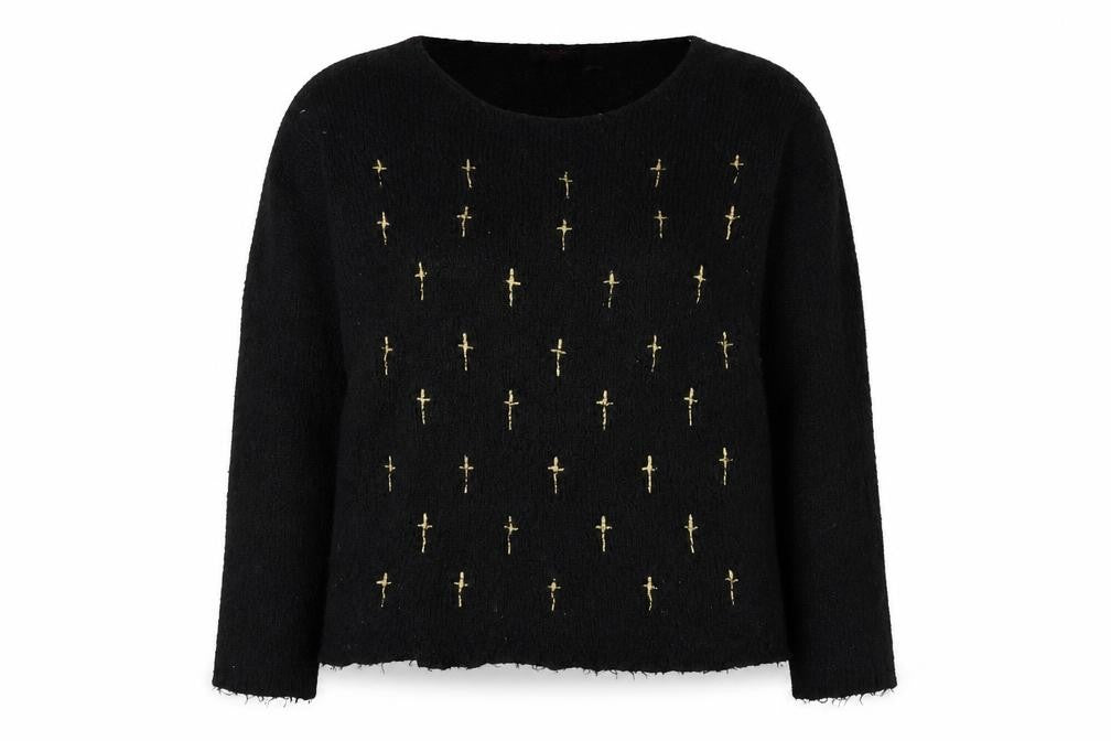 Womens UK Size 14 Simply Be Black Pullover Jumper