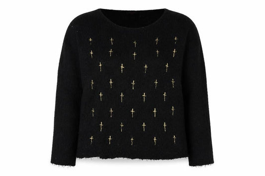Womens UK Size 14 Simply Be Black Pullover Jumper