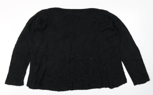 Womens UK Size 14 Simply Be Black Pullover Jumper
