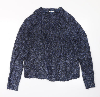 TU Womens Blue  Knit Pullover Jumper Size 14