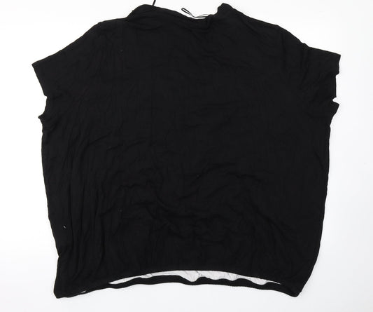 Womens UK Size 3XL bpc Black Basic T-Shirt