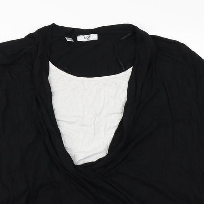 Womens UK Size 3XL bpc Black Basic T-Shirt
