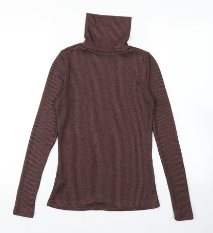 Womens UK Size 8 New Look Brown Pullover Jumper