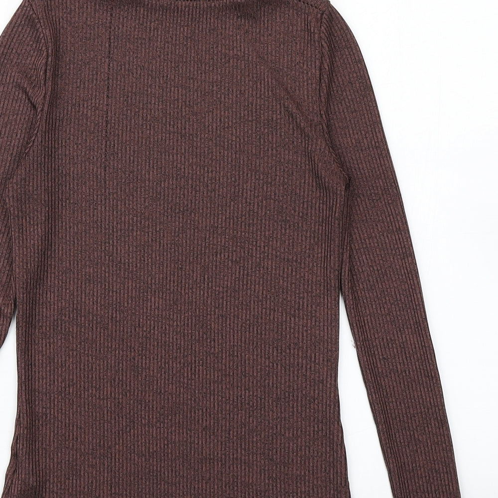 Womens UK Size 8 New Look Brown Pullover Jumper