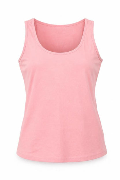 Womens UK Size 10 Cerulean Pink Basic Tank