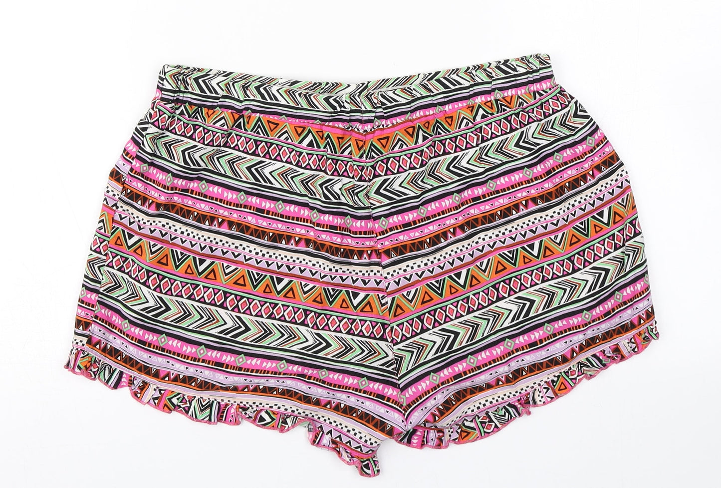 Atmosphere Womens Pink Striped  Hot Pants Shorts Size 8