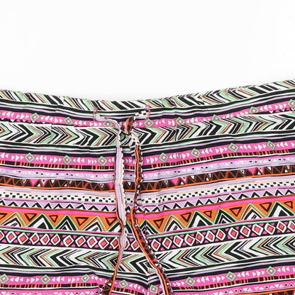 Atmosphere Womens Pink Striped  Hot Pants Shorts Size 8