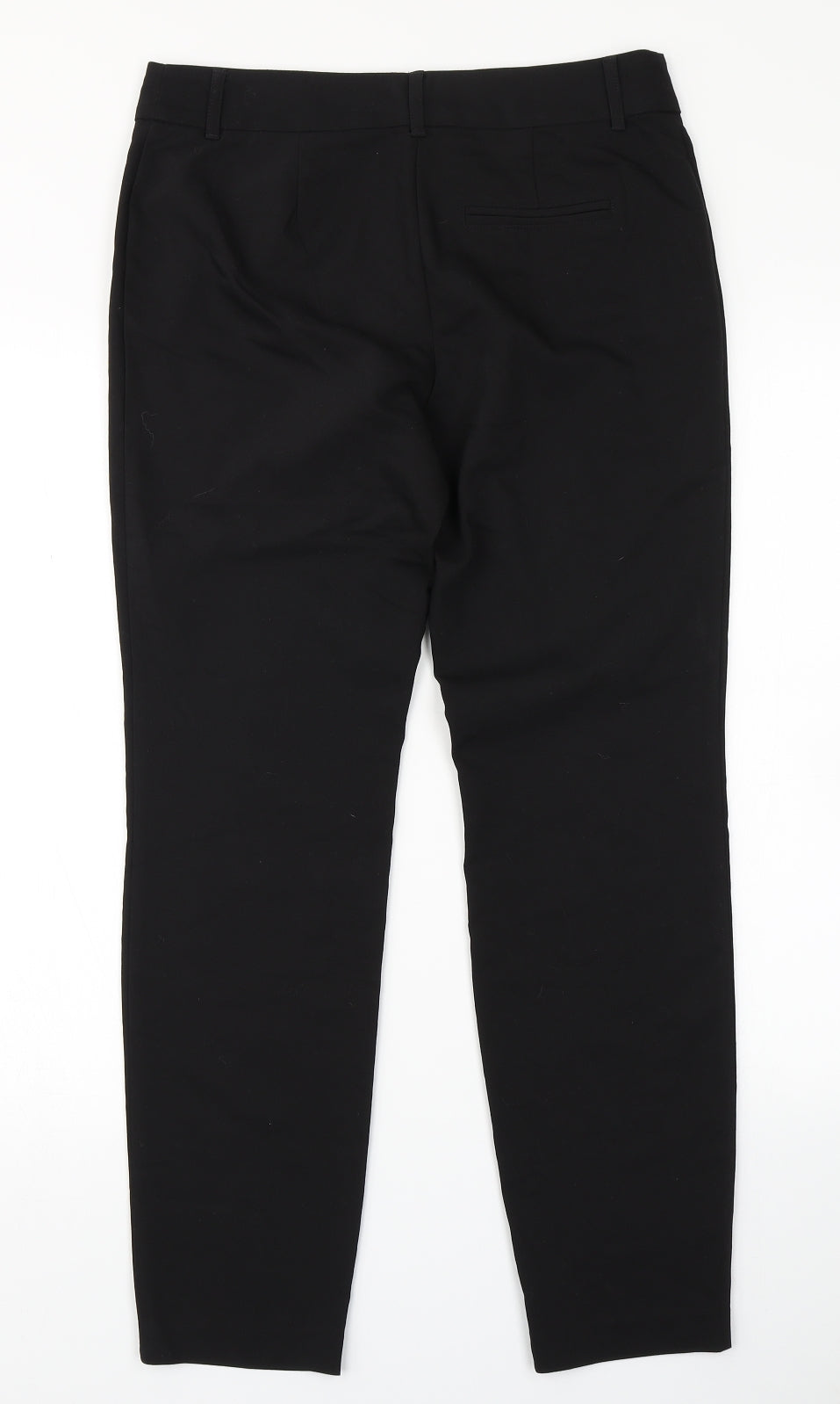 Womens UK Size 10 Papaya Regular Fit Dress Pants Black Trousers