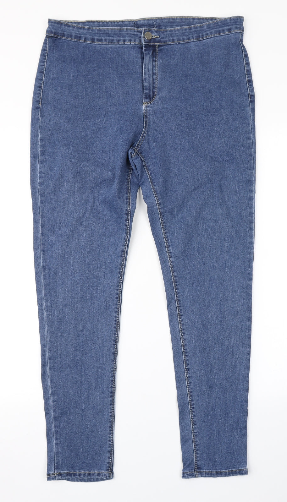 Quiz Womens Blue  Denim Skinny Jeans Size 34 in L27 in