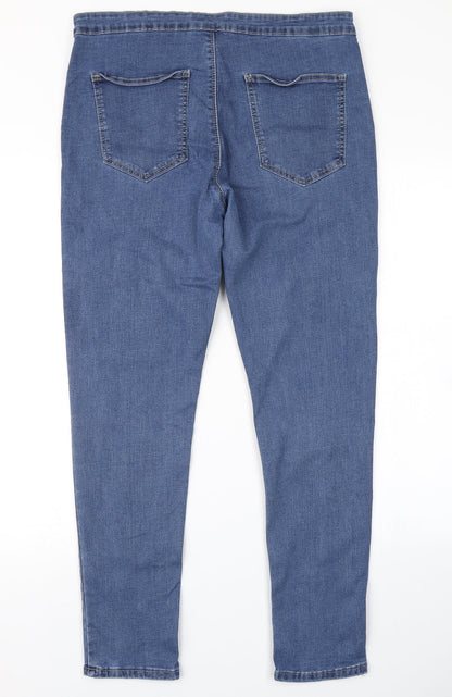 Quiz Womens Blue  Denim Skinny Jeans Size 34 in L27 in