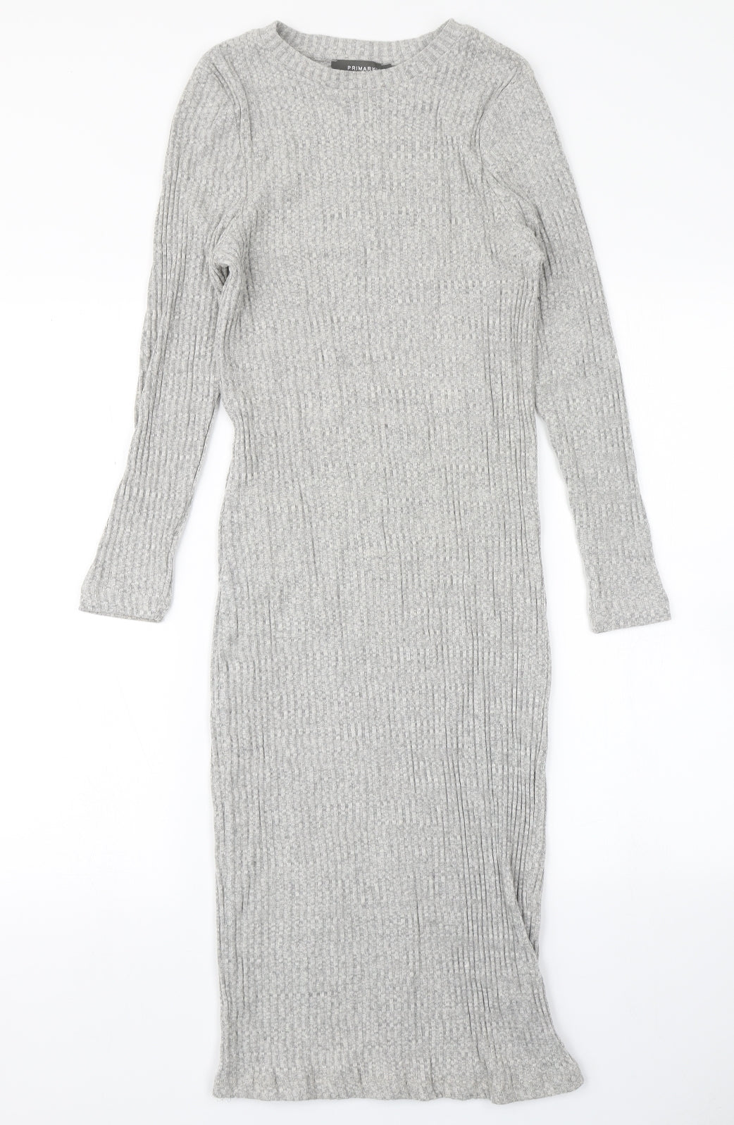 Primark Womens Grey  Knit Bodycon  Size 12