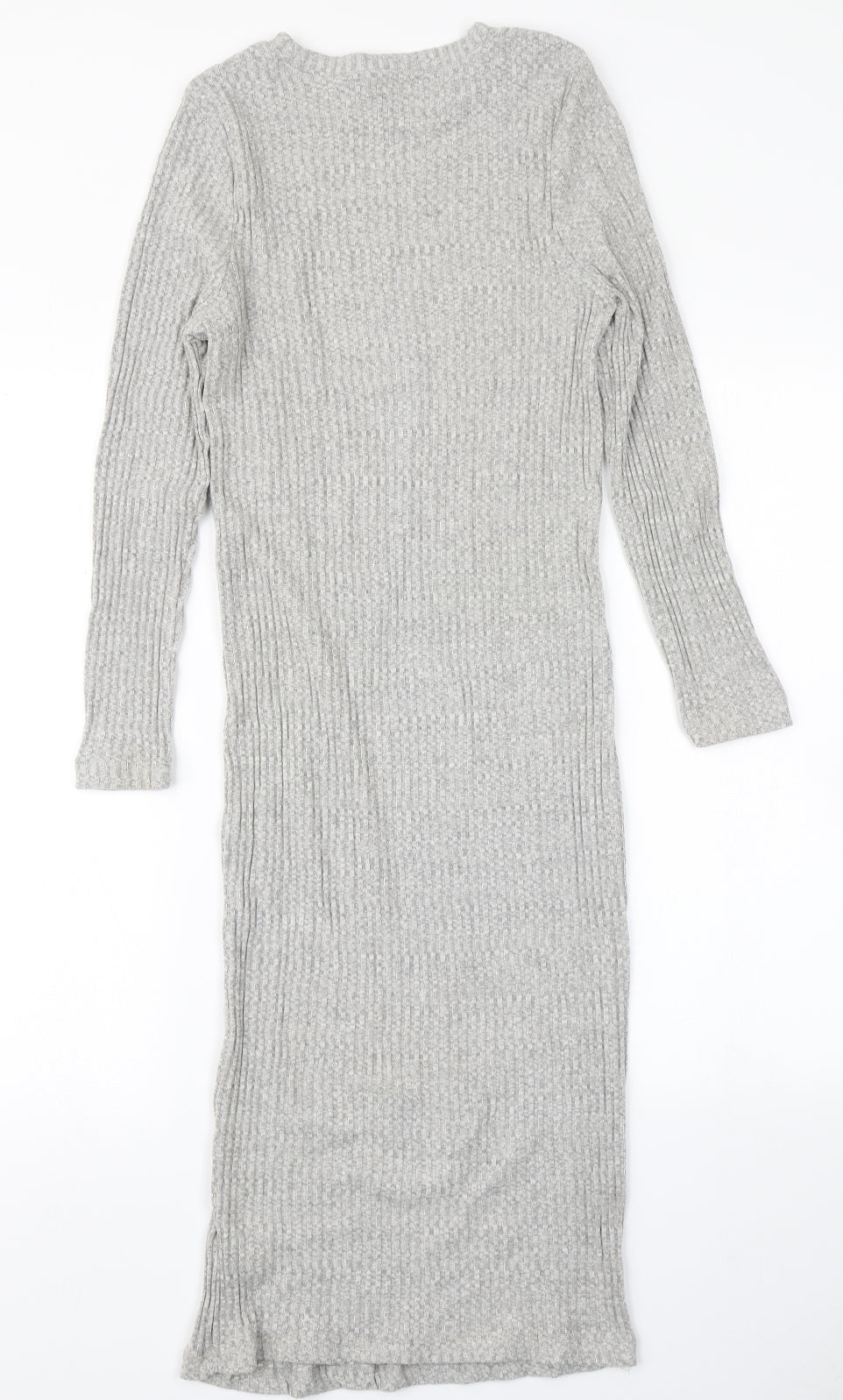 Primark Womens Grey  Knit Bodycon  Size 12