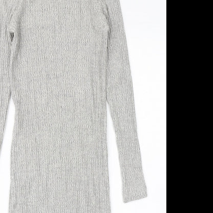 Primark Womens Grey  Knit Bodycon  Size 12