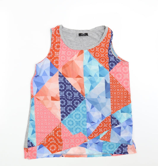 Womens UK Size M Klass Multicoloured Basic Tank
