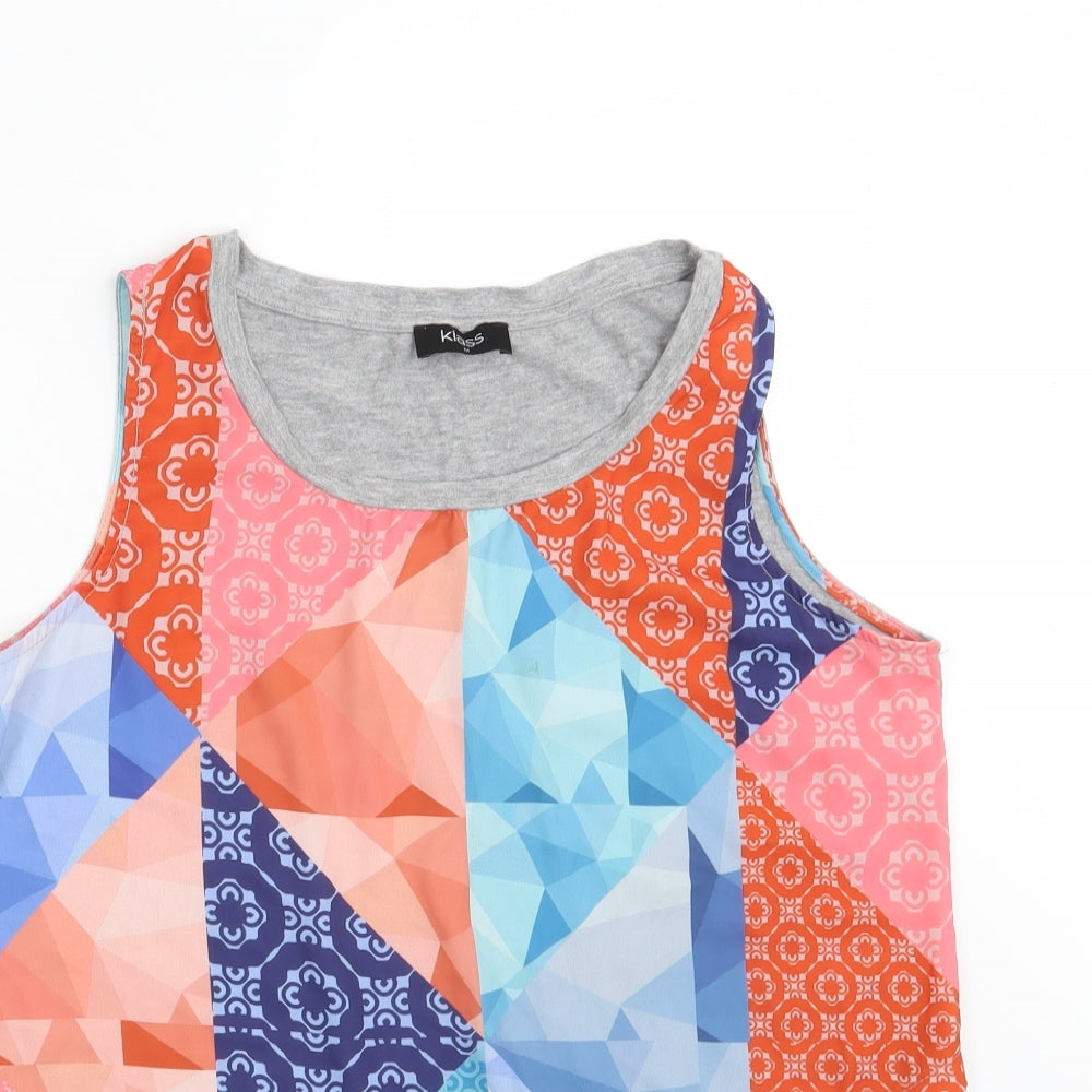 Womens UK Size M Klass Multicoloured Basic Tank